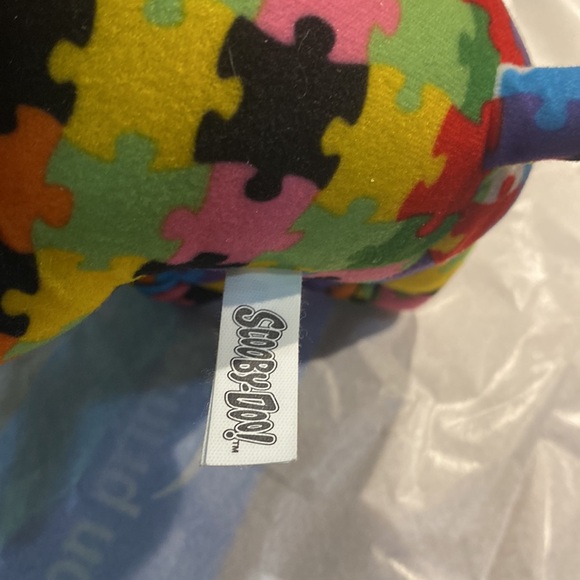 Scooby Doo plush 12” puzzle Pice print - Picture 6 of 8